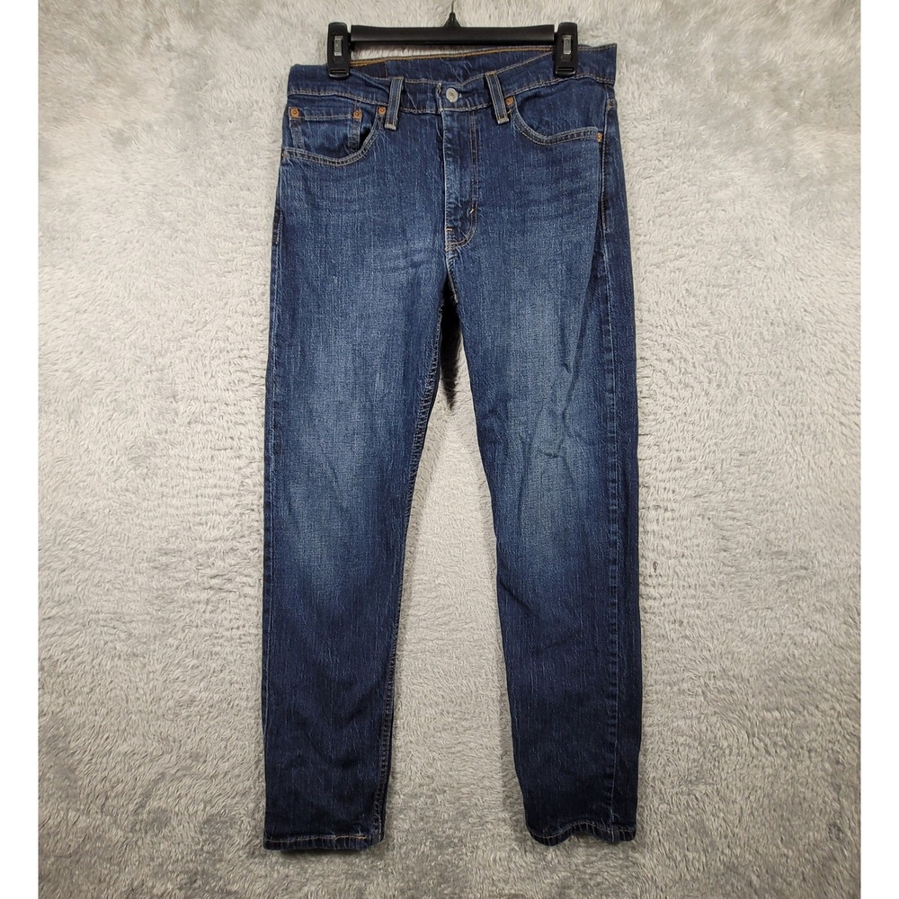 Levis 502 Taper Jeans Mens 32x32 Blue Denim Regular Fit